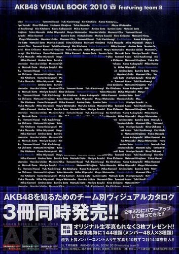 AKB48 VISUAL BOOK 2010 featuring tea B OrAACh